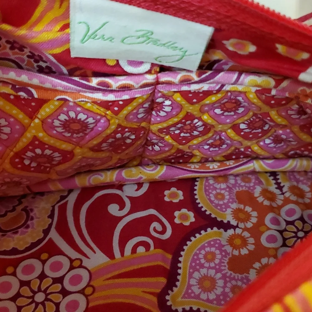 Vera Bradley RASPBERRY FIZZ mini bag small purse 👛 - Picture 2 of 5